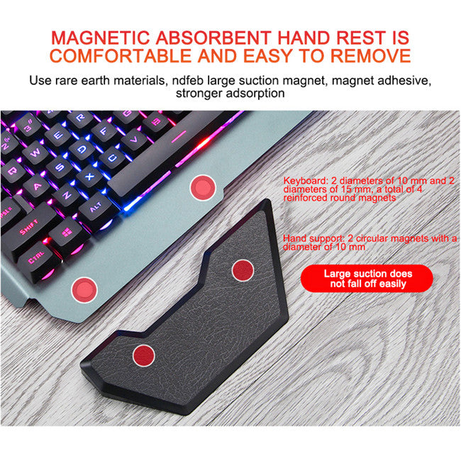 Clavier mécanique ergonomique avec rétroéclairage RVB
