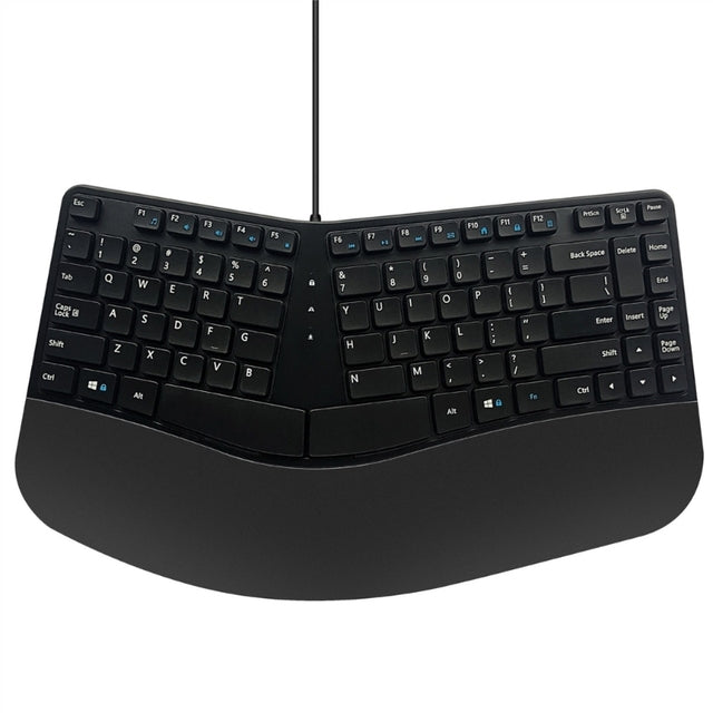 Ergonomiskt delat trådbundet tangentbord
