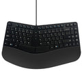 Ergonomiskt delat trådbundet tangentbord