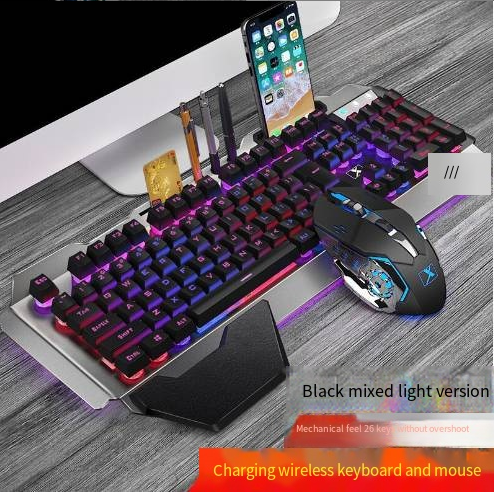 Clavier mécanique ergonomique avec rétroéclairage RVB