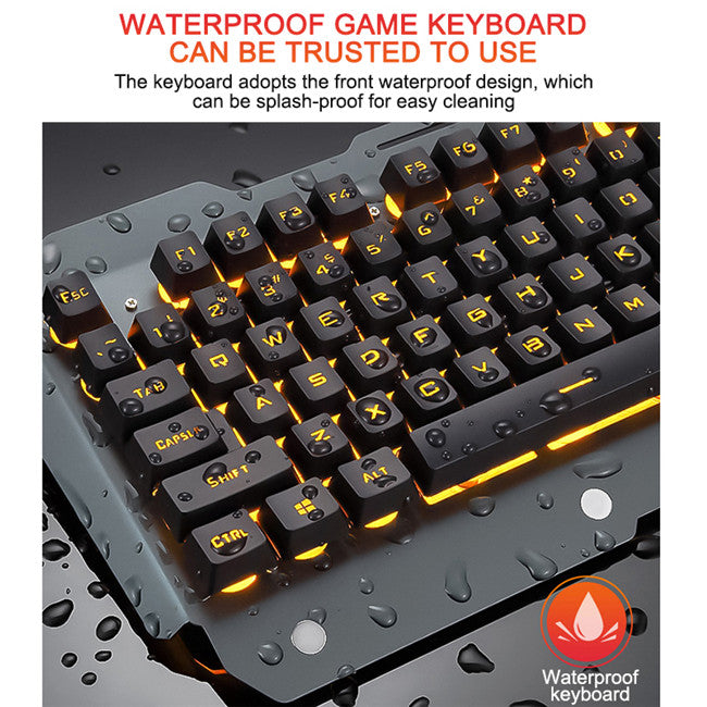 Clavier mécanique ergonomique avec rétroéclairage RVB