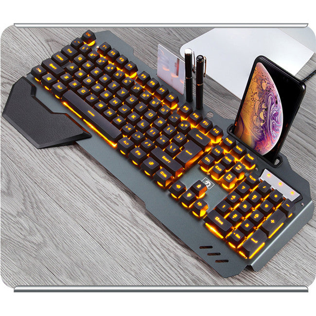 Clavier mécanique ergonomique avec rétroéclairage RVB