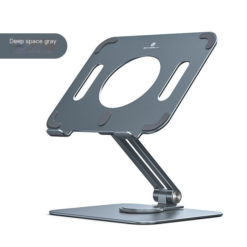Adjustable Height Folding Tablet Stand with Ergonomic Design
