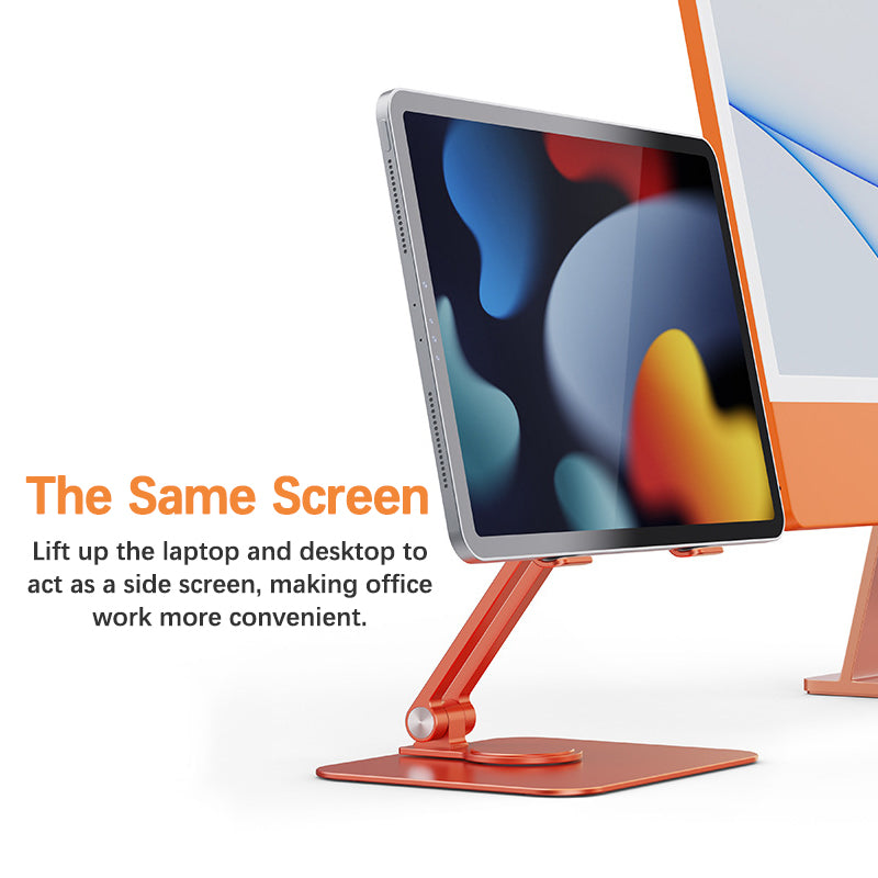 Adjustable Height Folding Tablet Stand with Ergonomic Design