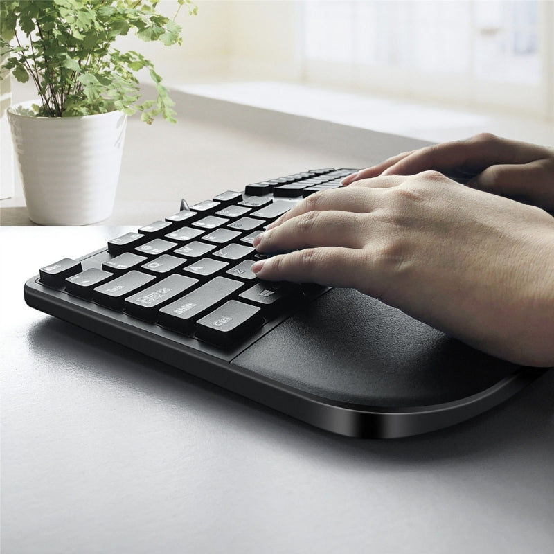 Ergonomiskt delat trådbundet tangentbord
