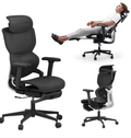Ergonomisk kontorsstol med fotstöd